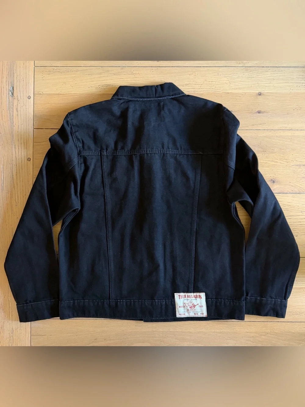 True Religion Black Lightweight Shirt Jacket